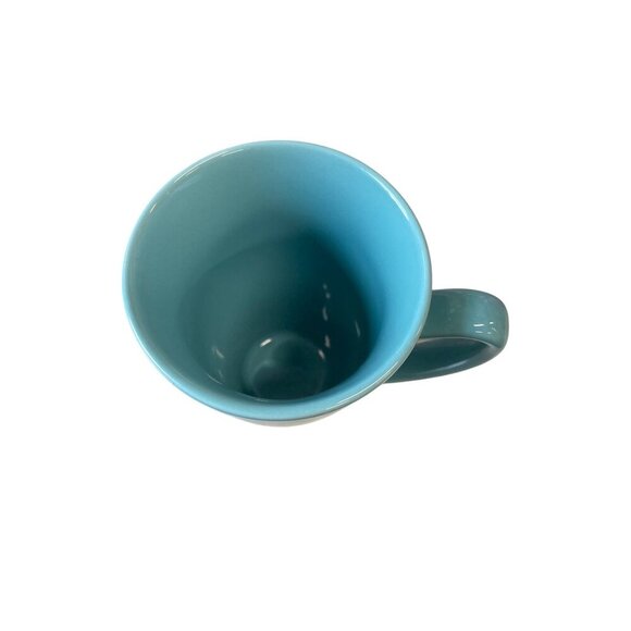 Disney Frozen Elsa Ceramic Mug 12 Oz Light Blue Snowflake - Picture 4 of 6